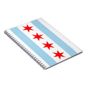 Carnet avec drapeau de Chicago, Illinois State (Côté Droit)