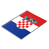 Carnet avec Drapeau de Croatie (Côté gauche)