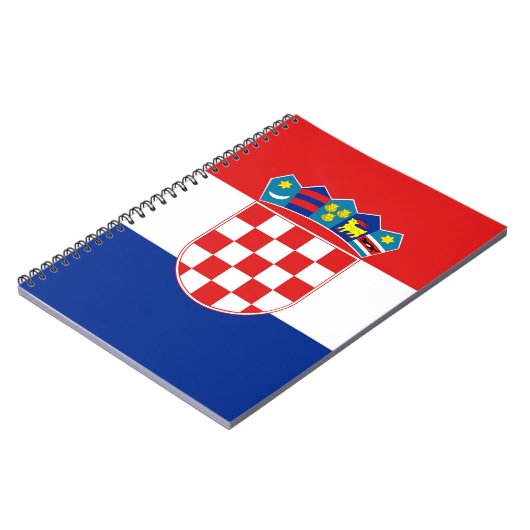 Carnet avec Drapeau de Croatie (Côté gauche)
