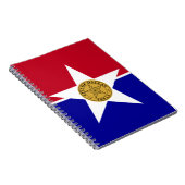 Carnet avec Drapeau de Dallas City (Côté Droit)