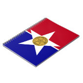 Carnet avec Drapeau de Dallas City (Côté gauche)