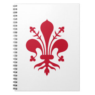 Carnet avec Drapeau de Florence, Italie