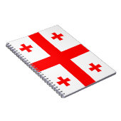 Carnet avec Drapeau de Géorgie (Côté Droit)