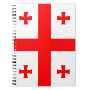 Carnet avec Drapeau de Géorgie