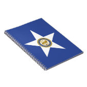 Carnet avec Drapeau de Houston City (Côté Droit)