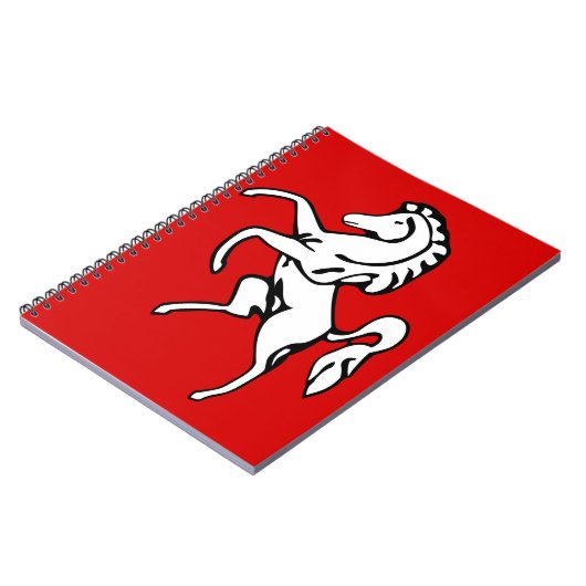 Carnet avec drapeau de Kent, Angleterre (Côté gauche)