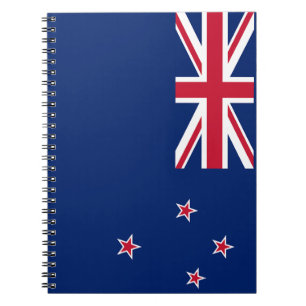 Carnet avec drapeau de la Nouvelle-Zélande