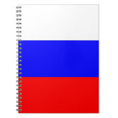 Carnet avec drapeau de la Russie (Devant)