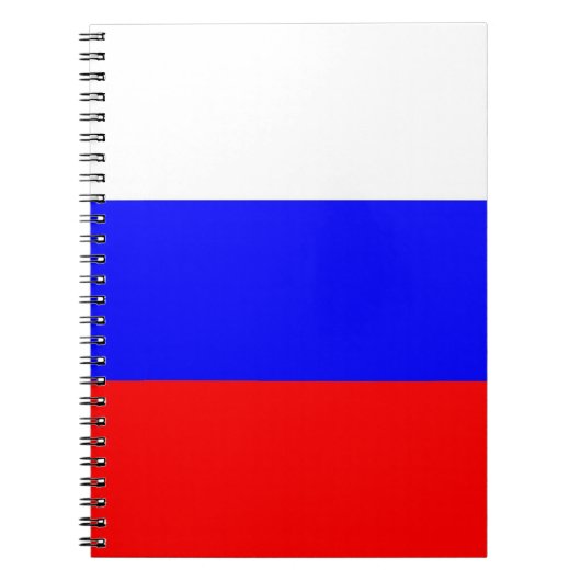 Carnet avec drapeau de la Russie (Devant)