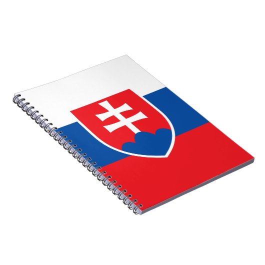 Carnet avec drapeau de la Slovaquie (Côté Droit)