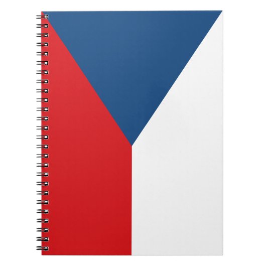 Carnet avec drapeau de la Tchéquie (Devant)