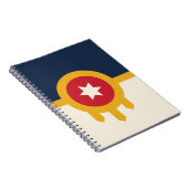 Carnet avec drapeau de la ville de Tulsa (Côté Droit)