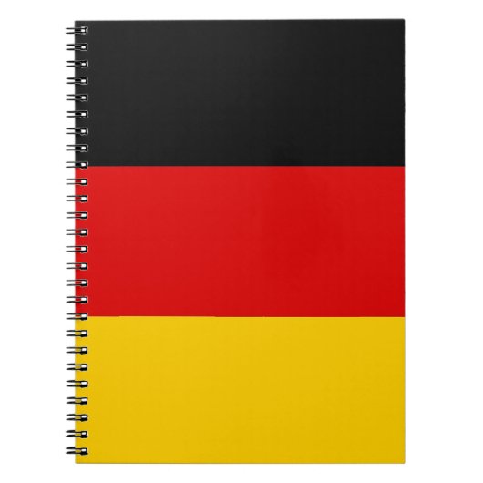 Carnet avec drapeau de l'Allemagne (Devant)