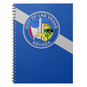 Carnet avec drapeau de Las Vegas City