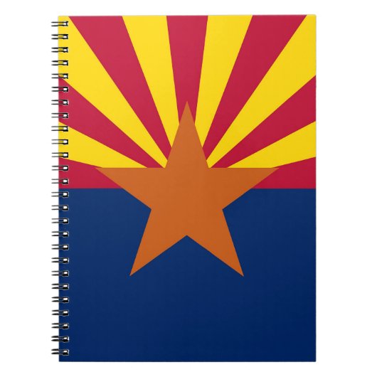 Carnet avec Drapeau de l'Etat d'Arizona (Devant)