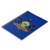 Carnet avec drapeau de l'État de Pennsylvanie (Côté gauche)