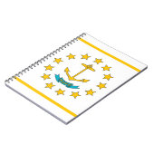 Carnet avec drapeau de l'État de Rhode Island (Côté gauche)