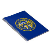 Carnet avec drapeau de l'État du Nebraska (Côté Droit)