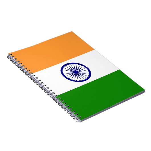 Carnet avec drapeau de l'Inde (Côté Droit)