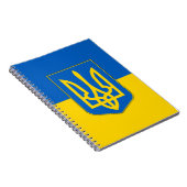 Carnet avec drapeau de l'Ukraine (Côté Droit)