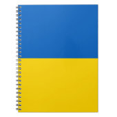 Carnet avec drapeau de l'Ukraine (Devant)