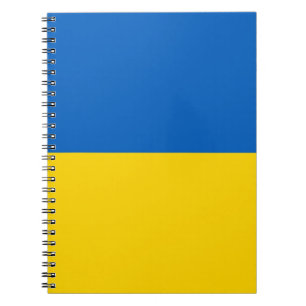 Carnet avec drapeau de l'Ukraine