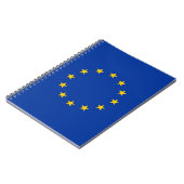 Carnet avec drapeau de l'Union européenne (Côté gauche)