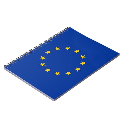 Carnet avec drapeau de l'Union européenne (Côté gauche)