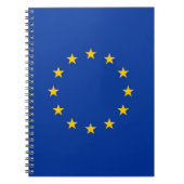 Carnet avec drapeau de l'Union européenne (Devant)