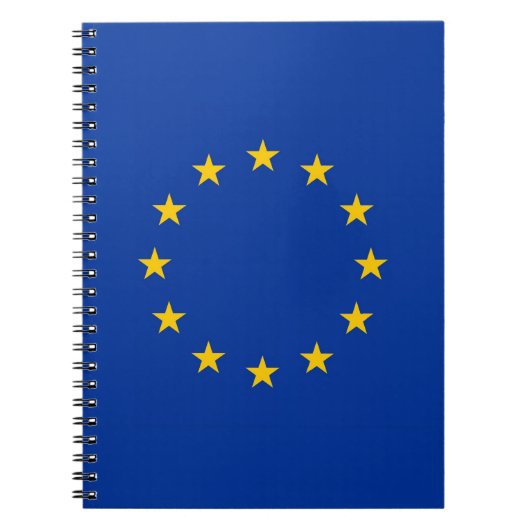 Carnet avec drapeau de l'Union européenne (Devant)
