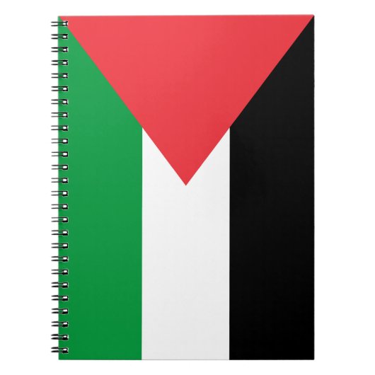 Carnet avec Drapeau de Palestine (Devant)