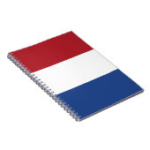 Carnet avec drapeau de Pays-Bas (Côté Droit)
