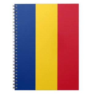 Carnet avec drapeau de Roumanie