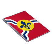 Carnet avec drapeau de Saint Louis, Missouri (Côté Droit)