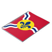 Carnet avec drapeau de Saint Louis, Missouri (Côté gauche)