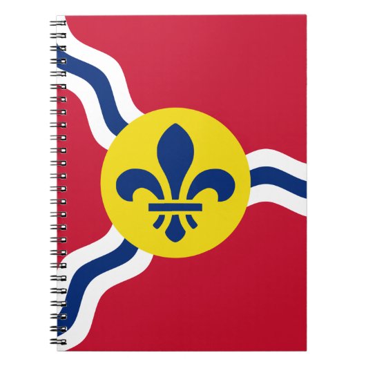 Carnet avec drapeau de Saint Louis, Missouri (Devant)