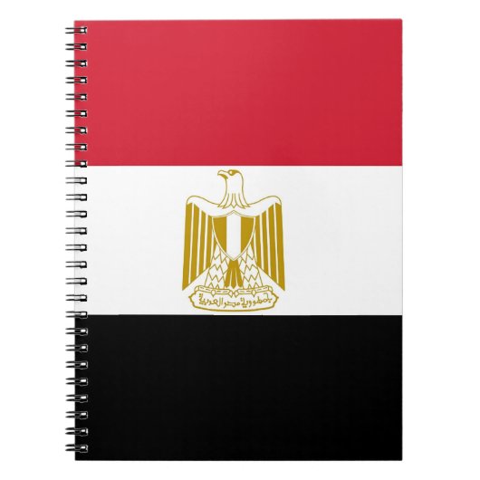 Carnet avec drapeau d'Egypte (Devant)