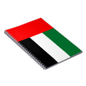 Carnet avec drapeau des Émirats arabes unis (Côté Droit)