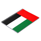 Carnet avec drapeau des Émirats arabes unis (Côté gauche)