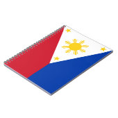 Carnet avec drapeau des Philippines (Côté gauche)