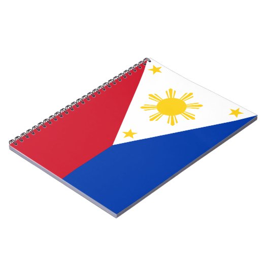 Carnet avec drapeau des Philippines (Côté gauche)