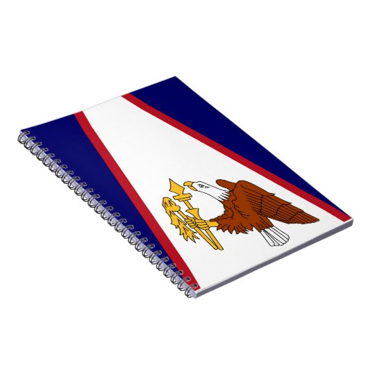 Carnet avec drapeau des Samoa américaines (Côté Droit)