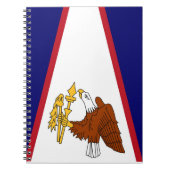Carnet avec drapeau des Samoa américaines (Devant)