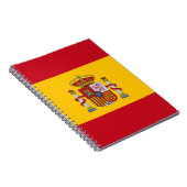 Carnet avec Drapeau d'Espagne (Côté Droit)