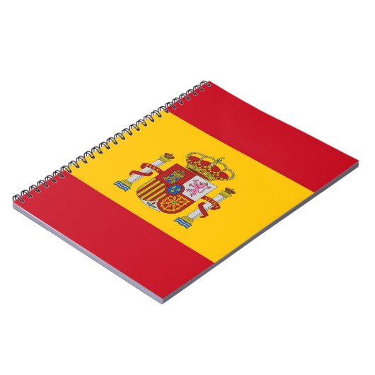 Carnet avec Drapeau d'Espagne (Côté gauche)