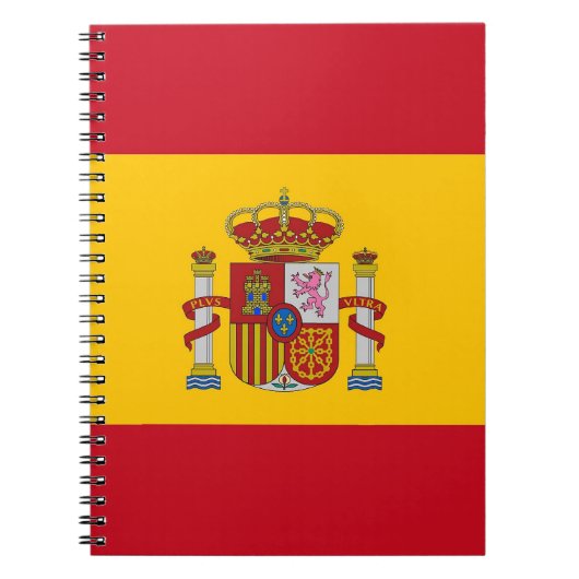 Carnet avec Drapeau d'Espagne (Devant)