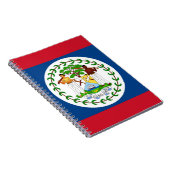 Carnet avec Drapeau du Belize (Côté Droit)