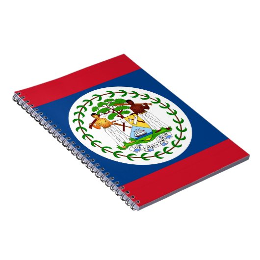 Carnet avec Drapeau du Belize (Côté Droit)