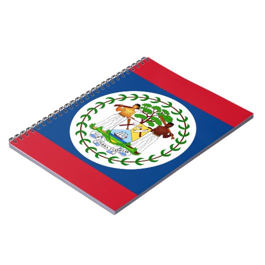 Carnet avec Drapeau du Belize (Côté gauche)