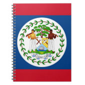 Carnet avec Drapeau du Belize (Devant)